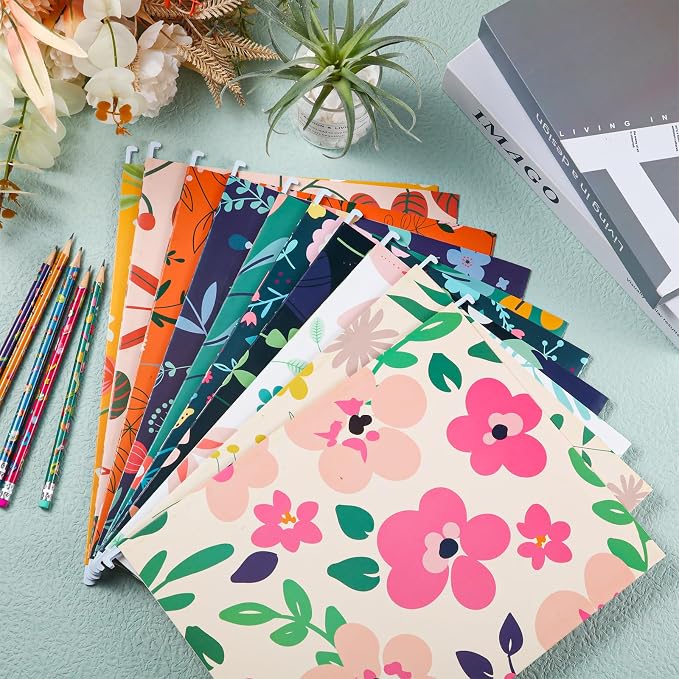 Qeeenar 20 Pcs Decorative Hanging File Folders Letter Size Cute File Folders - Image 7