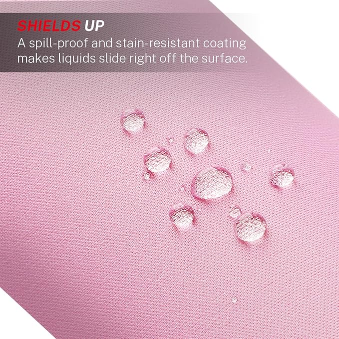MROCO Essential Office & Gaming Mouse Pad, 8.5 x 11 Inch, Pale Pink | Anti-Fray - Image 5