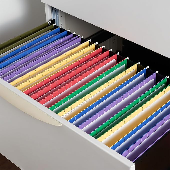 Staples Hanging File Folders, Legal Size, Standard Green, Durable Paper Stock – - Image 3