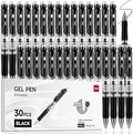 deli Gel Pens, Medium Point Pen Bulk 0.7mm, Smooth Writing, Fast Dry, No Bleed by delioffice