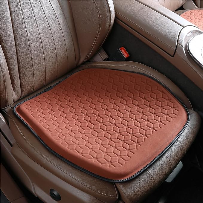 Thin Premium Gel Seat Cushion for Car Seat, Office Chair, Wheelchair, Golf Cart by Binsheo