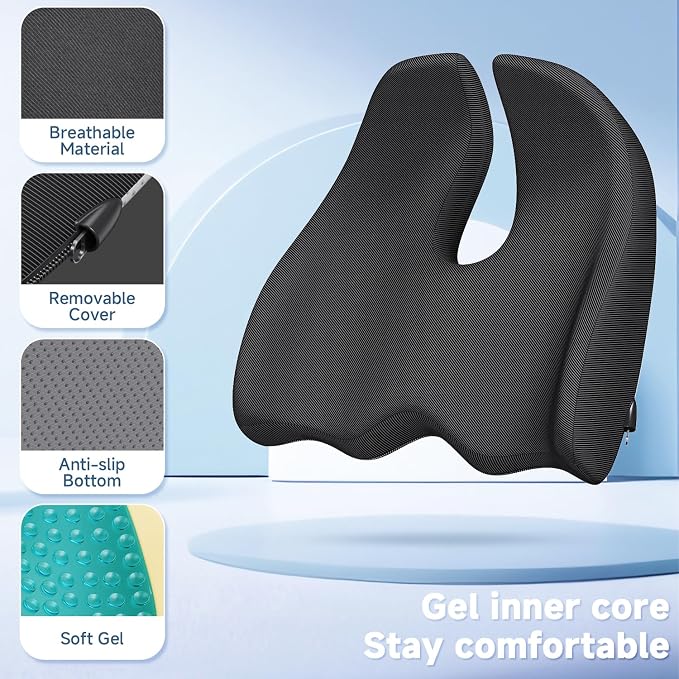 Benazcap Large Cooling Gel Seat Cushion - Image 3