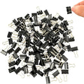 Ykimok 120Pcs Mini Binder Clips, 5/8 inch, Paper Clamps Small Size by Ykimokdailynecessities
