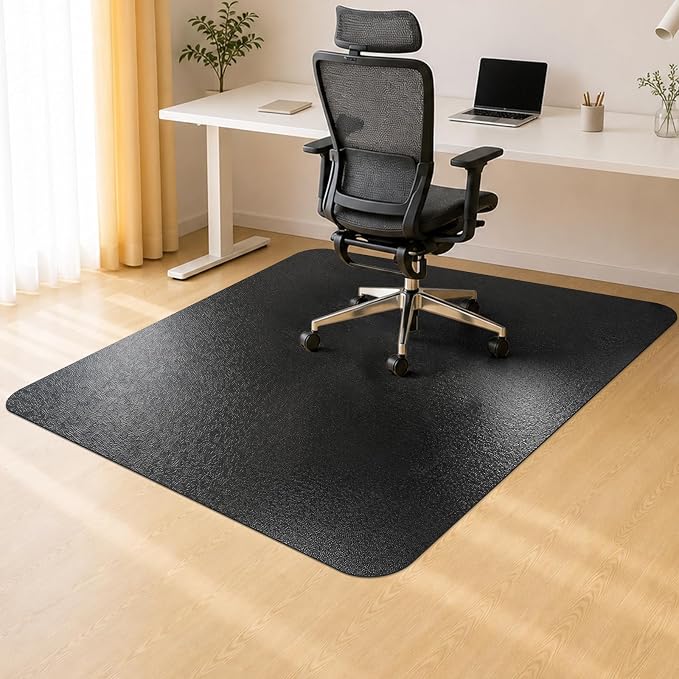 Kuyal Chair mat for Hardwood Floor 46 x 46 inches Rectangle Floor Mats by Kuyal