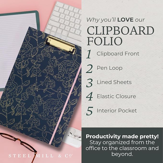 Steel Mill & Co. Cute Clipboard Folio - Image 3