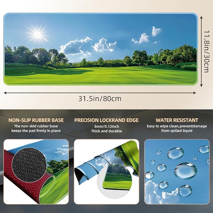 Galdas Gaming Mouse Pad XXL XL Large Long Extended Big Mousepad Non-Slip Rubber - Image 3