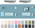 YSAGi Leather Desk Protector, Office Mat, Large Mouse Mat, Non-Slip PU Leather by YSAGi
