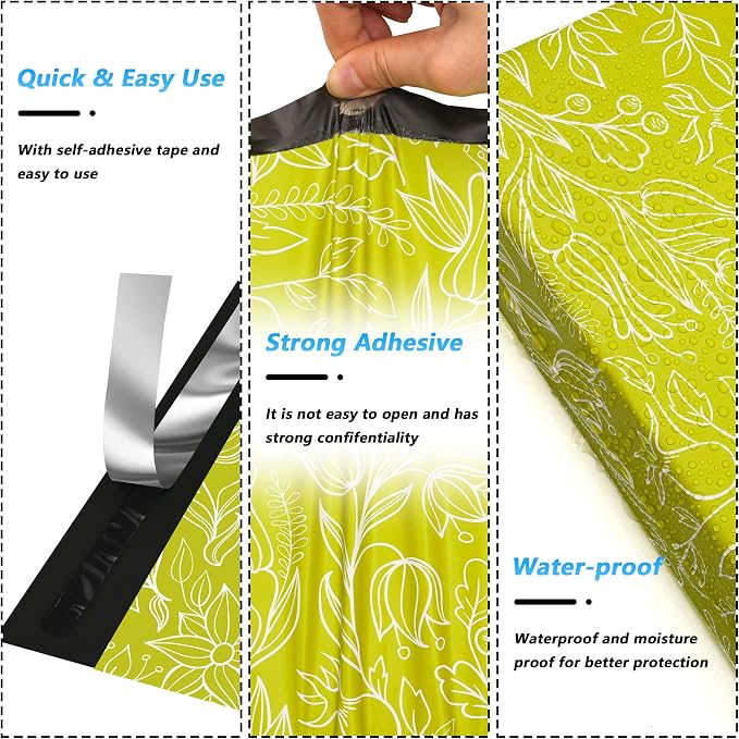 Poly Mailer 14.5x19 Inch 50 Pcs, Waterproof and Tear-Resistant Shipping Bags - Image 3