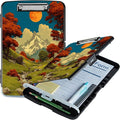 A4 Clipboard with Storage Pen Holder, Clipboards Organizer Nursing Clipboard by Unknown