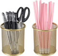 PAG Pencil Holder for Desk, 2 Pack Desktop Pen Cup, Office Supplies Desk by PAG