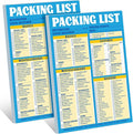 Eaasty 2 Pcs 120 Sheets Travel Packing List 6 x 9 Packing List Checklist by Eaasty