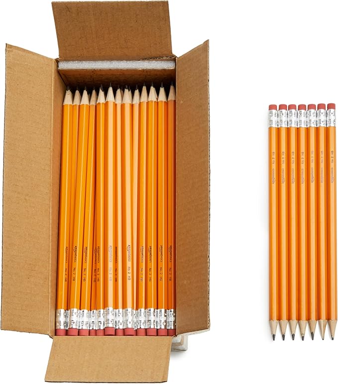 Amazon Basics Wood-Cased #2 Pencils by AmazonBasics
