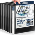 Dunwell Presentation Binder 24-Pocket, Displays 48 Pages, 8.5x11 Portfolio by Dunwell