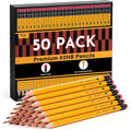 Taja 50 Pack Wood-Cased #2 HB Pencils, Bulk Pre-Sharpened Pencils by Taja
