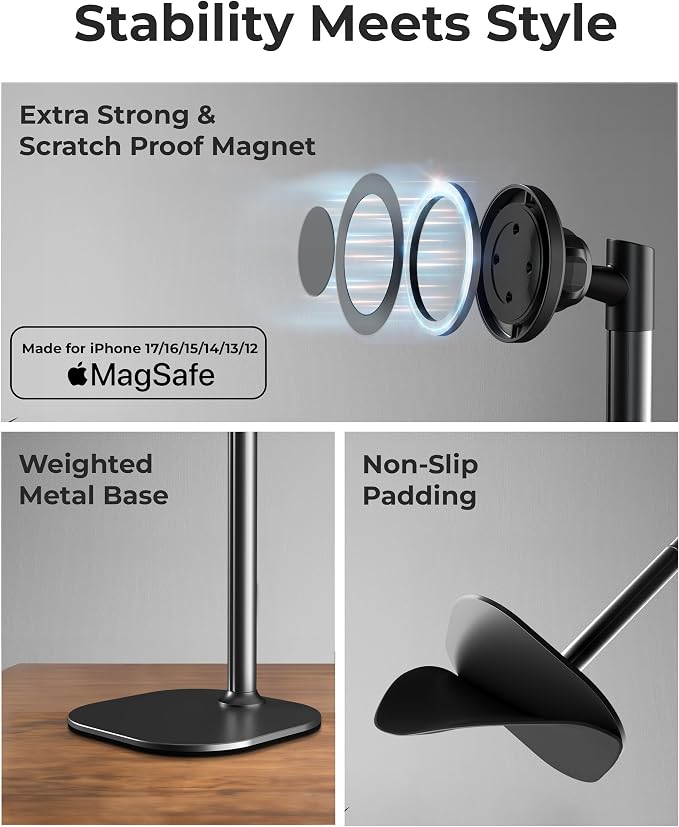 COOPER MagStand, Adjustable Magnetic iPhone Stand - Image 4