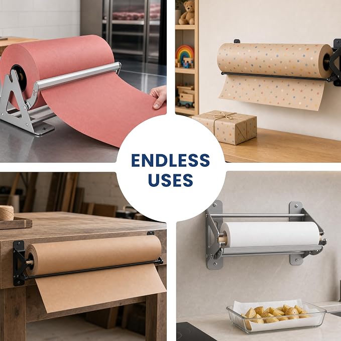 DIY CREW Paper Roll Dispenser & Cutter - Image 7