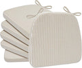 AAAAAcessories D-Shaped Chair Cushions, Machine-Washable Cover, Natural Sand by AAAAAcessories