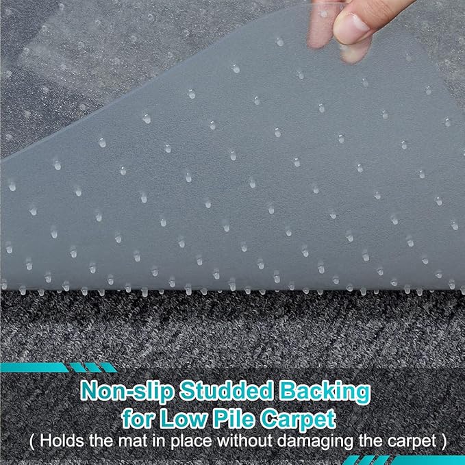 2 Pack Office Chair Mat for Carpets, Under Desk Computer Chair Mat for Home - Image 3