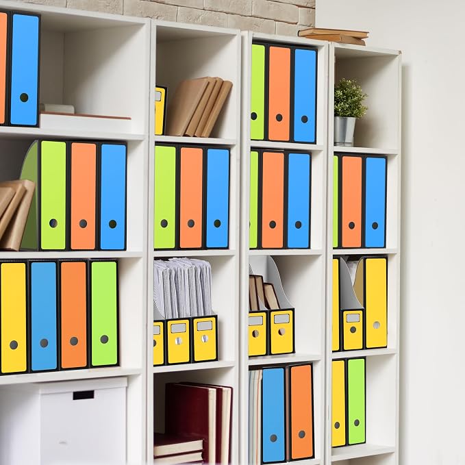 Simple Houseware 6-Pack Magazine File Holder Box, Foldable Cardboard Organizer - Image 2