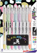 Pentel Arts Milky Pop Pastel Gel Pen, 0.8mm Medium Line by PentelofAmerica