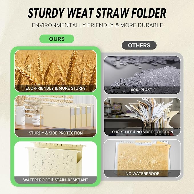 XINGIA Hanging File Folders Legal Size, Legal Hanging File Folders - Image 6