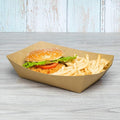 Karat FP-FT500K Kraft Paper Food Serving Tray, 5.0lb Capacity, by Karat