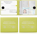 UYYE Car Registration and Insurance Card Holder, Vehicle Glove Box Car Organizer by UYYE