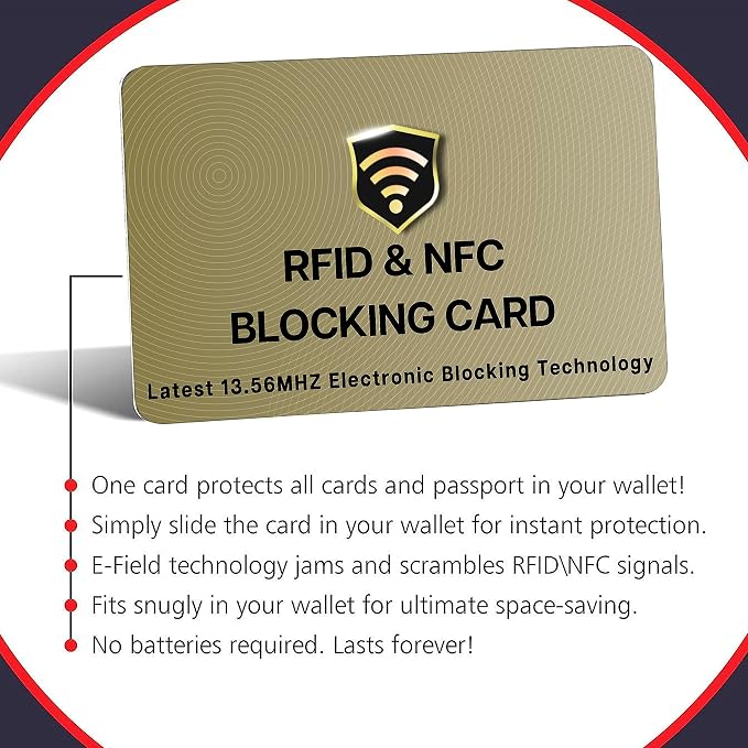SaiTech IT RFID Blocking Card, 10 Pack Entire Wallet Purse Shield - Image 7