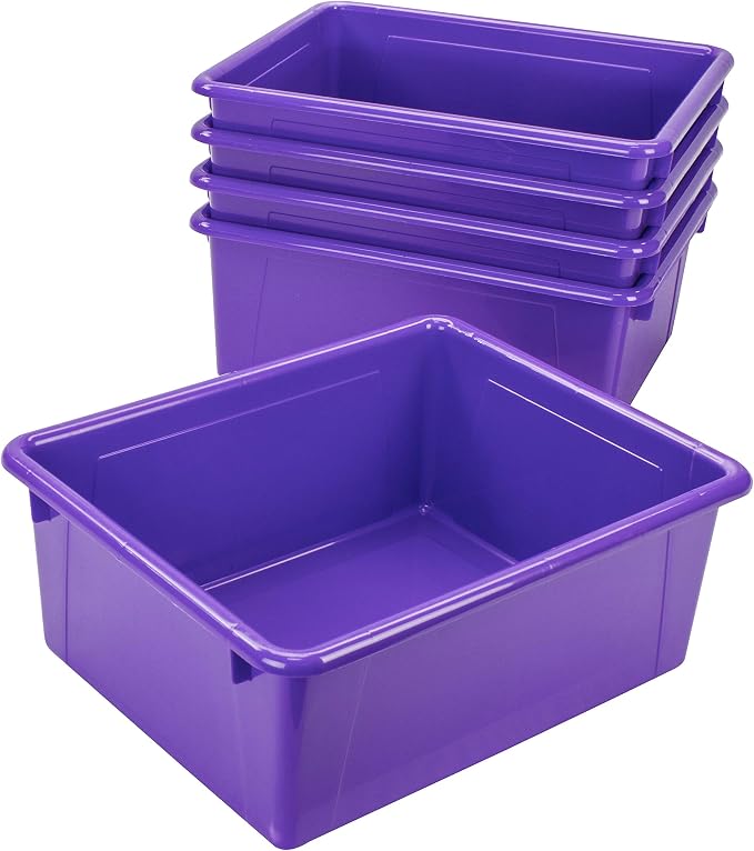 Storex Letter Size Deep Storage Tray – Organizer Bin by Storex