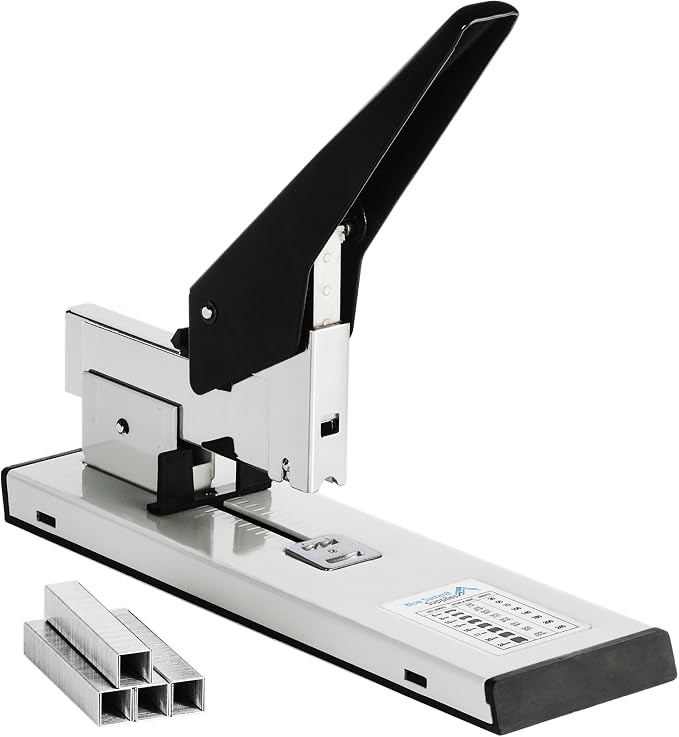 Blue Summit Supplies Heavy Duty Stapler, 200 Sheet Capacity, 2000 Staples by BlueSummitSupplies