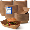 Fit Meal Prep [250 Pack 3 lb Paper Food Boats Heavy Duty Disposable Food Trays by FMPBRANDS