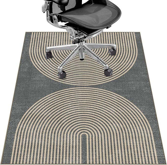 Office Chair Mat for Hardwood Floor&Tile Floor, Under Desk Rug for Rolling by LreedyMat