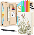 Leathario Portfolio Binder, Includes 5 Folder Index Dividers and 3 Notepads by Leathario