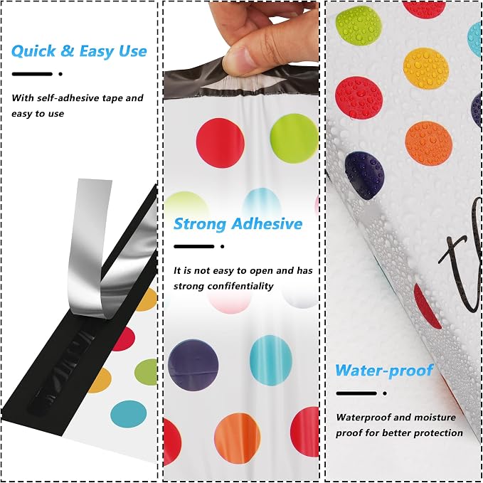 Thank You Poly Mailer 10x13 Inch 100 Pcs, Waterproof and Tear-Resistant - Image 3