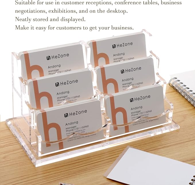 HeZone Business Cards Holder Display - Image 6