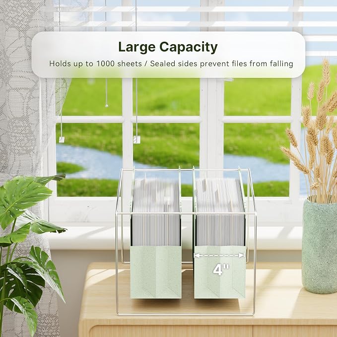 XINGIA Legal Size Hanging File Folders, Expandable 4 Inch File Folders Legal - Image 4