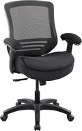 BOLISS 400lbs Mid Back Mesh Ergonomic Super Soft Wide Cushion Office Computer by BOLISS