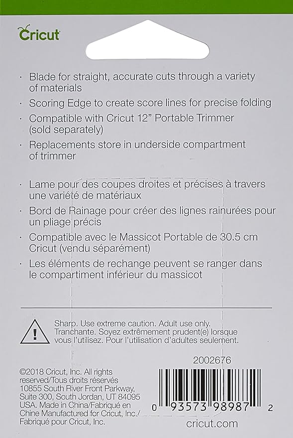 Cricut Portable Trimmer Cutting and Scoring Blades - Image 2