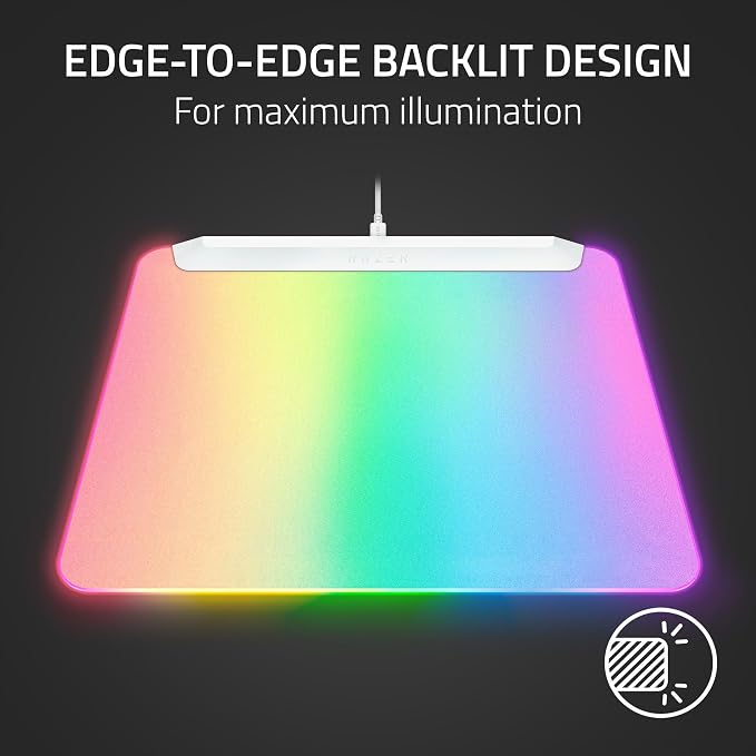 Razer Firefly V2 Pro Fully Illuminated RGB Gaming Mouse Mat: Backlit Design - Image 2