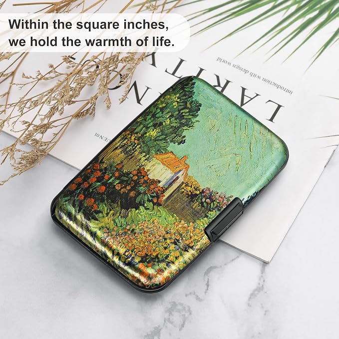 ELFISH Mini RFID Aluminum Wallet Credit Cards Holder Business Card Case Metal - Image 6