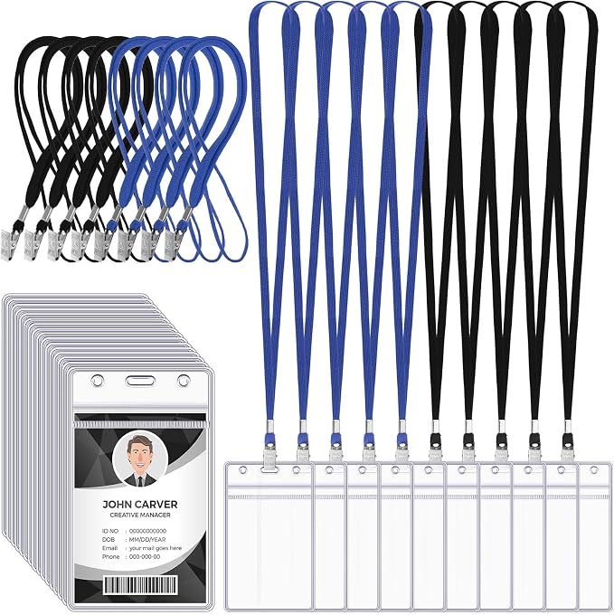 Marspark 200 Pcs ID Badge Holder by Marspark