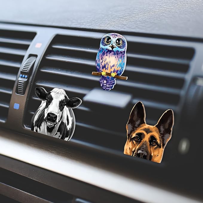 WIRESTER Fresh Scented Car Air Freshener Vent Clip, Decorative Accessories - Image 6