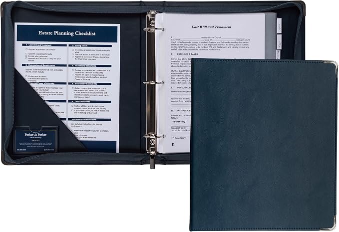 Samsill Leather Binder, Classic Collection by Samsill