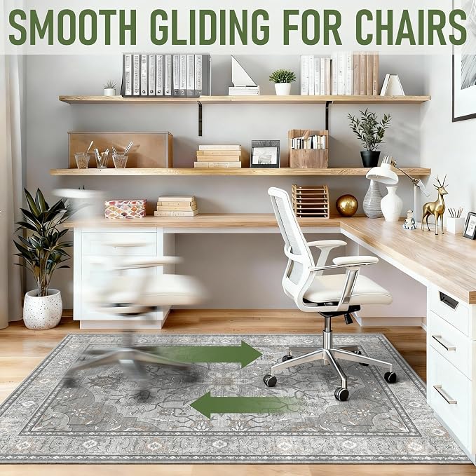 48"x60" Office Chair Mat for Hardwood, Under Desk Chair Mat for Home Office - Image 7