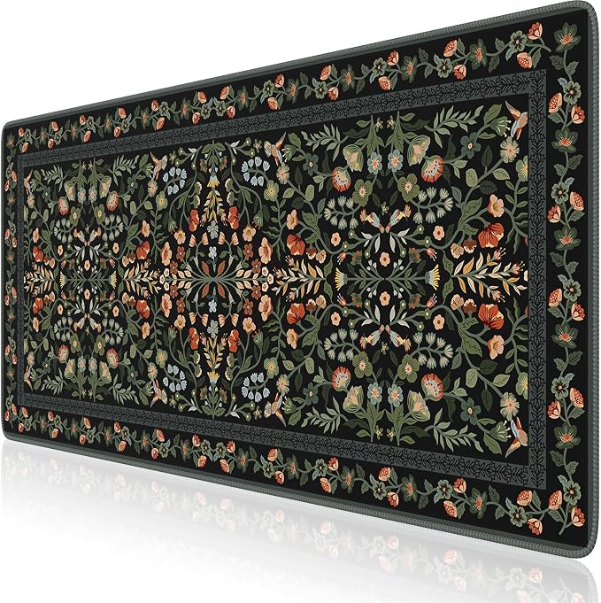 iCasso Desk Mat for Keyboard and Mouse, Large Mouse Pad, Desk Pad Mat, by iCasso
