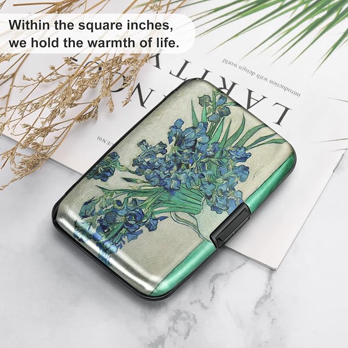 ELFISH Mini RFID Aluminum Wallet Credit Cards Holder Business Card Case Metal - Image 6