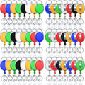 Honoson 50 Pcs Heavy Duty Retractable Badge Reels Batch ID Badge Holder by Honoson