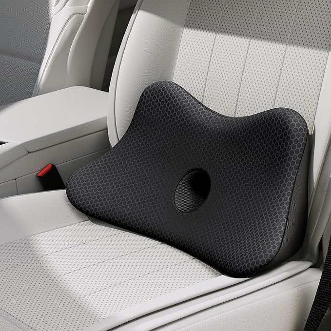 Benazcap Lumbar Support Pillow for Car, Lower Back Support Pillow for Sciatica by Benazcap