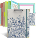 Clipboard Folio with Storage 8.5 X 11 Padfolio Notebook, Clipboards with by TELOENCE