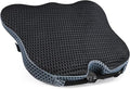 Wedge Car Seat Cushion for Better Visibility & Sciatica Pain Relief by DreamerCar